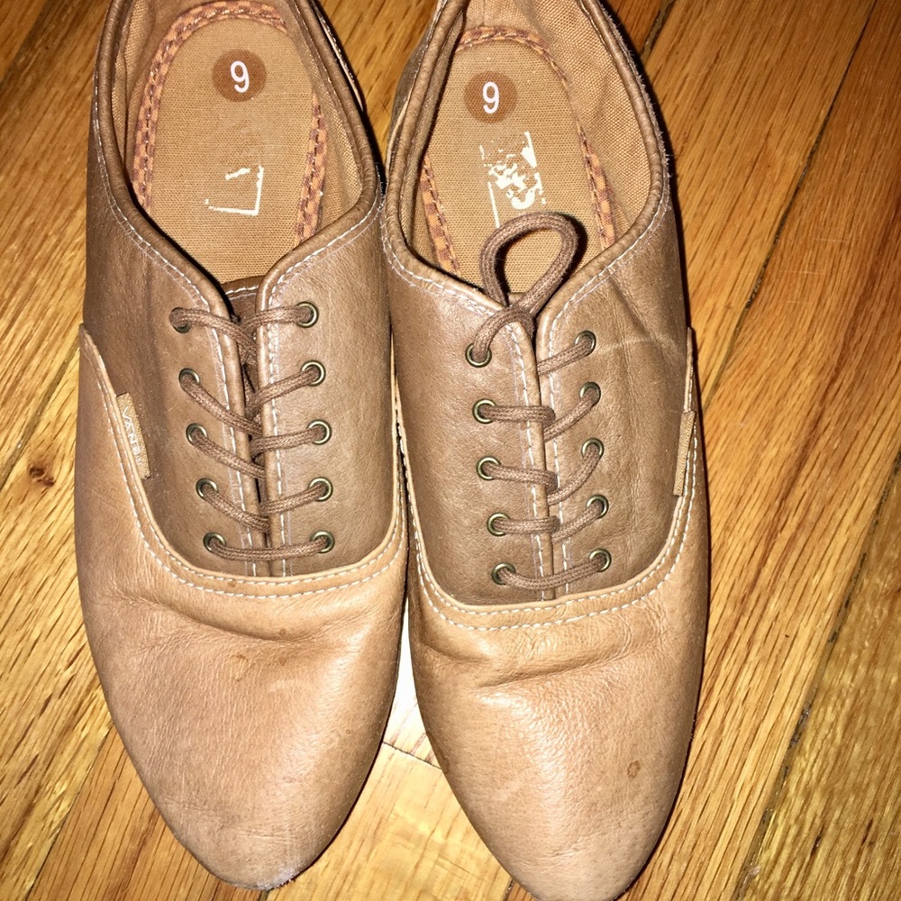 Vans leather saddle shoes sz 6
